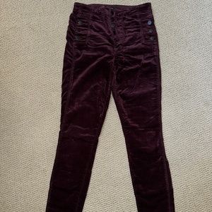 J Brand Velvet Jeans